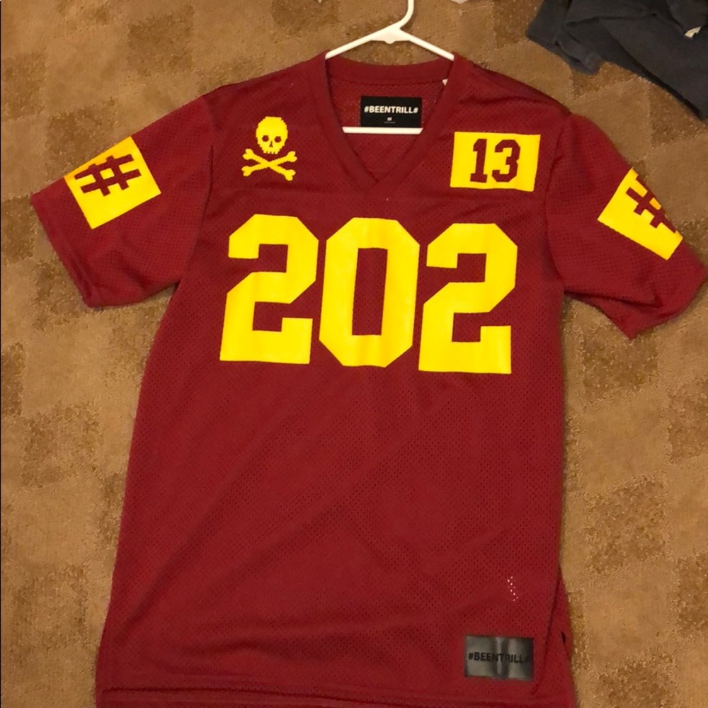 Brand new been trill pacsun red jersey